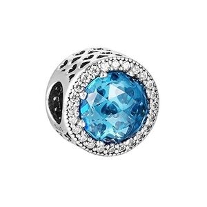 Pandora Radient Hearts Blue Crystal Pavé Charm
